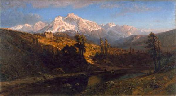 William Keith Mono Pass, Sierra Nevada Mountains, California oil painting picture